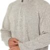 mens Long Sleeve Fleece Quarter-zip